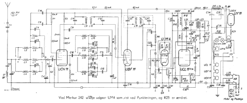 Merkur 242; TO-R Radio A/S; Vanl (ID = 1597498) Radio