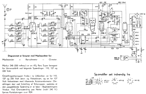 Merkur 245; TO-R Radio A/S; Vanl (ID = 1645348) Radio