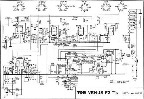 Venus F2-FM; TO-R Radio A/S; Vanl (ID = 2722879) Radio