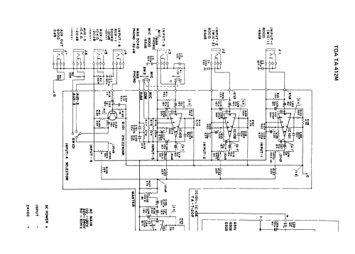 TA-412M; Toa Electric Co., (ID = 687944) Ampl/Mixer