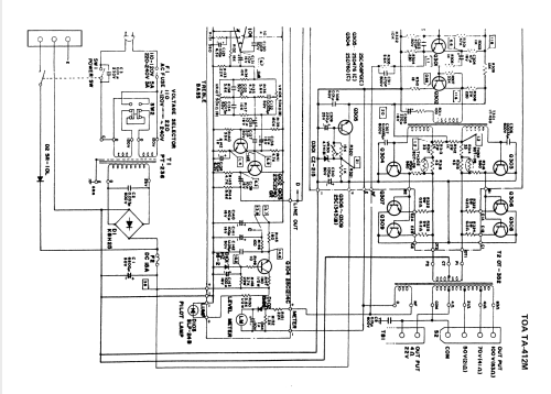 TA-412M; Toa Electric Co., (ID = 687945) Ampl/Mixer
