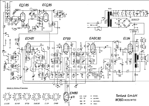 Kleine Gloria W755; Tonfunk GmbH; (ID = 14788) Radio