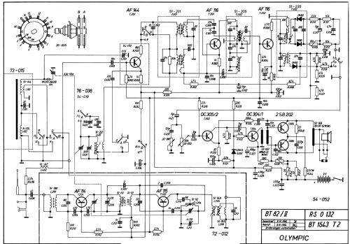Olympic BT 1543 T2; Tonfunk GmbH; (ID = 1524991) Radio