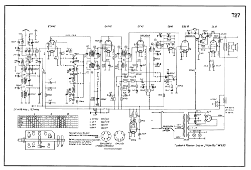 Phonosuper W450; Tonfunk GmbH; (ID = 43992) Radio