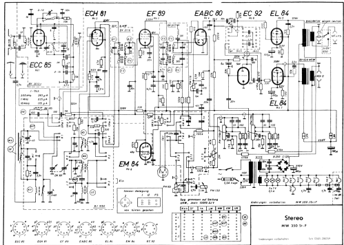 Stereo MW 350 St-F; Tonfunk GmbH; (ID = 1519853) Radio