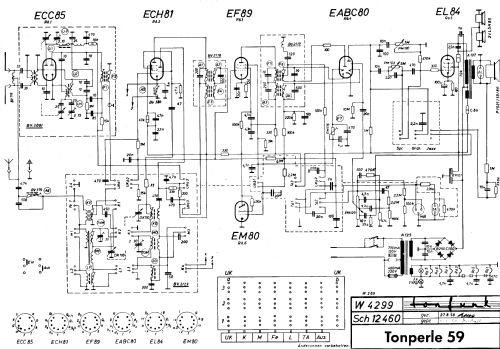 Tonperle 59 W 289 - W4299; Tonfunk GmbH; (ID = 166148) Radio