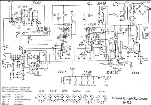 Violetta W125H; Tonfunk GmbH; (ID = 14789) Radio