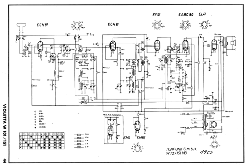 Violetta W 151; Tonfunk GmbH; (ID = 29713) Radio