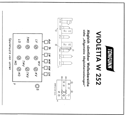 Violetta W252; Tonfunk GmbH; (ID = 1527893) Radio