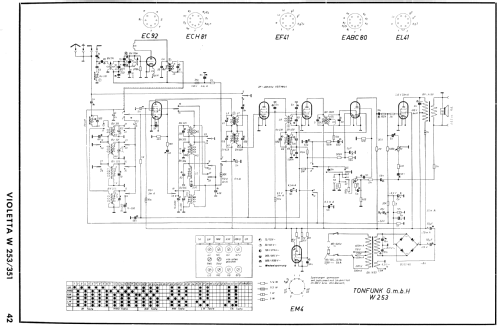 Violetta W253; Tonfunk GmbH; (ID = 1527518) Radio