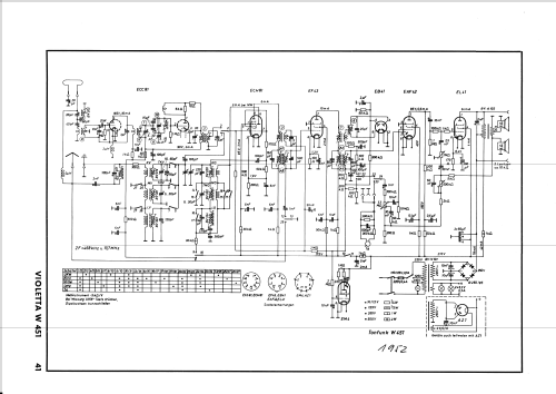 Violetta W451; Tonfunk GmbH; (ID = 18231) Radio