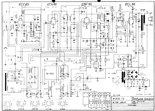 W136UMLK Ch= W 3134 T3; Tonfunk GmbH; (ID = 1519469) Radio