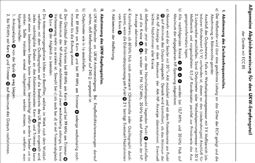 W205/3D; Tonfunk GmbH; (ID = 1527865) Radio