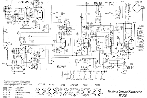 Violetta W305/3D; Tonfunk GmbH; (ID = 168357) Radio