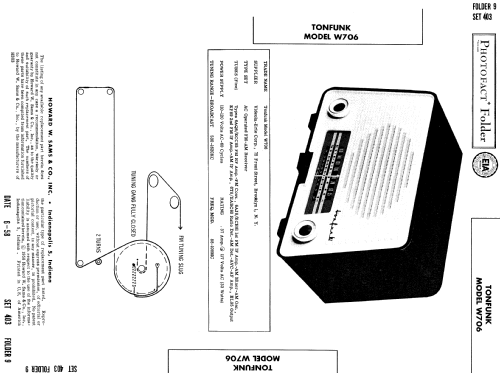 W706; Tonfunk GmbH; (ID = 818202) Radio