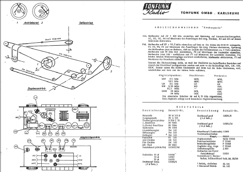 Zauberperle W286F; Tonfunk GmbH; (ID = 14816) Radio