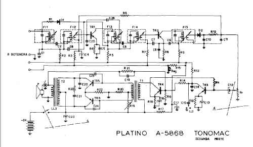 Platino A-5868; Tonomac SAIC, Buenos (ID = 583669) Radio