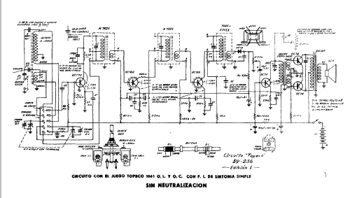 59-236 Edicion 1 Radio Topeco S.R.L.; Buenos Aires, build 1970 ...