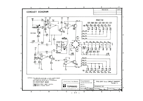 Function Generator TFG-8101; Topward Electric (ID = 2531765) Equipment