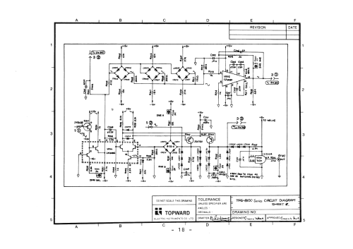 Function Generator TFG-8101; Topward Electric (ID = 2531766) Equipment