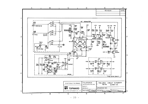 Function Generator TFG-8101; Topward Electric (ID = 2531768) Equipment