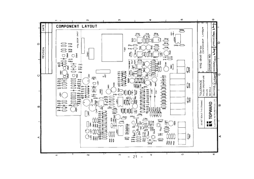 Function Generator TFG-8101; Topward Electric (ID = 2531769) Equipment