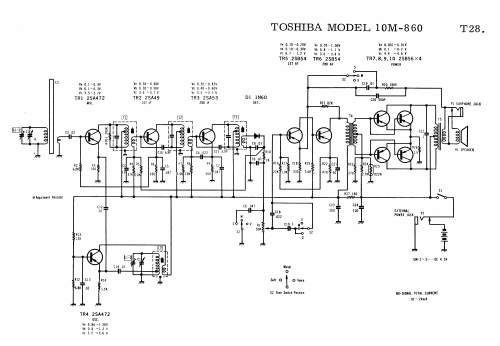 10M-860; Toshiba Corporation; (ID = 1700730) Radio