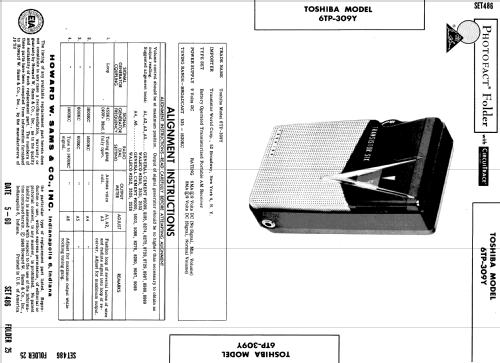 6TP-309Y; Toshiba Corporation; (ID = 564803) Radio