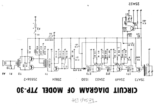 7 Transistor 7TP30; Toshiba Corporation; (ID = 154439) Radio