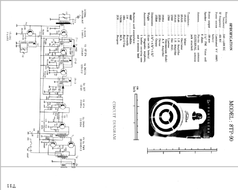 8 TP-90; Toshiba Corporation; (ID = 1684965) Radio