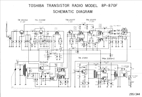 8P-870F; Toshiba Corporation; (ID = 691851) Radio