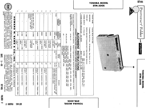 8TM-300S; Toshiba Corporation; (ID = 564604) Radio