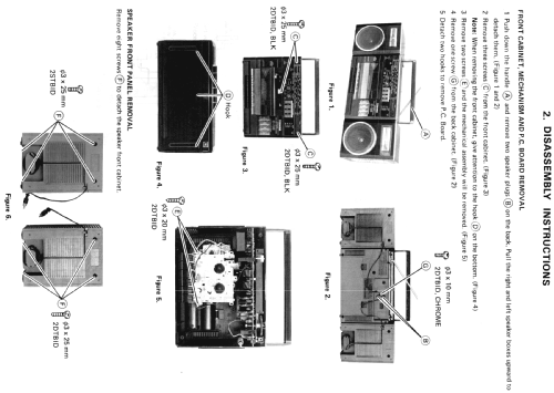 Stereo Radio Cassette Recorder RT-7016; Toshiba Corporation; (ID = 1818274) Radio