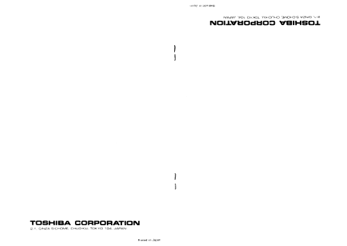 Farbfernseher C-500; Toshiba Corporation; (ID = 2474685) Television