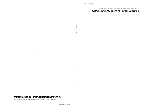 Farbfernseher C-500; Toshiba Corporation; (ID = 2474695) Television