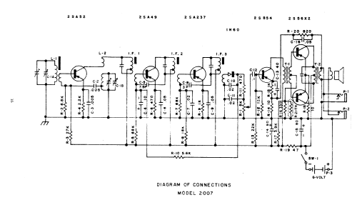 Six Transistor Marconi 2007; Toshiba Corporation; (ID = 576557) Radio
