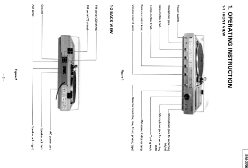 Music Center SM 2700; Toshiba Corporation; (ID = 1828756) Radio