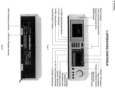 Stereo Cassette Deck PC-G22; Toshiba Corporation; (ID = 1821183) Reg-Riprod