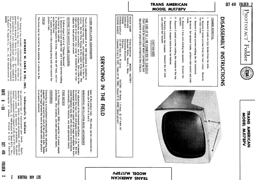 MJ178PV ; Trans American (ID = 853313) Fernseh-E