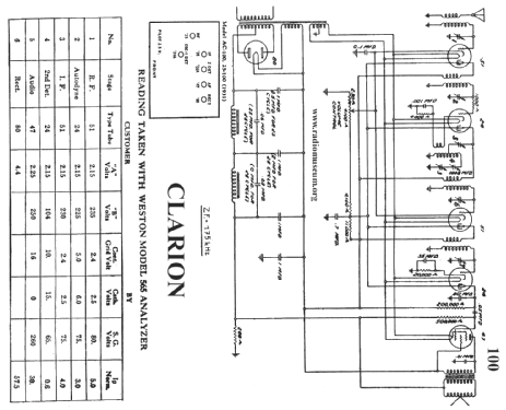 25-100 ; Clarion, Transformer (ID = 26735) Radio