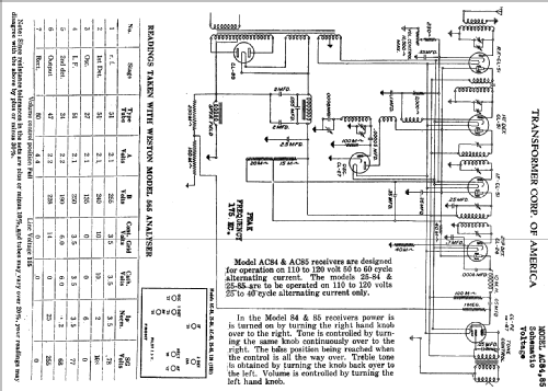 Clarion AC85 Ch= G-83; Clarion, Transformer (ID = 733601) Radio