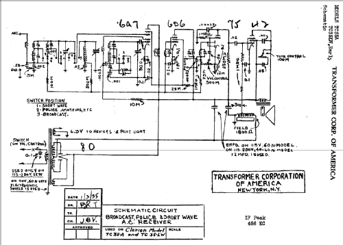 TC-35LW ; Clarion, Transformer (ID = 737773) Radio