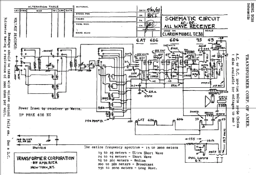 TC-38 ; Clarion, Transformer (ID = 738313) Radio