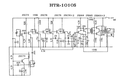 Super 10-Transistor Single Band HTR-1010S; Transwave, (ID = 1566346) Radio