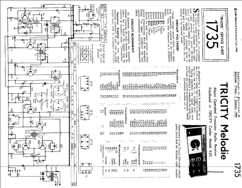 Melodie ; Tricity Cookers Ltd; (ID = 430832) Radio