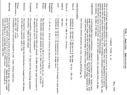 Amplifier PMG Type 1 A63; Trimax Transformers (ID = 2014290) Ampl/Mixer