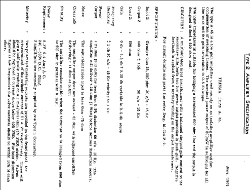 Amplifier PMG Type 2 A65; Trimax Transformers (ID = 2014295) Ampl/Mixer