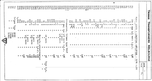 Limiting Amplifier A30; Trimax Transformers (ID = 2011190) Ampl/Mixer