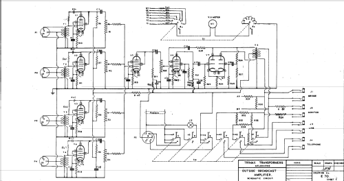 Outside Broadcast Amplifier A32; Trimax Transformers (ID = 2350904) Ampl/Mixer