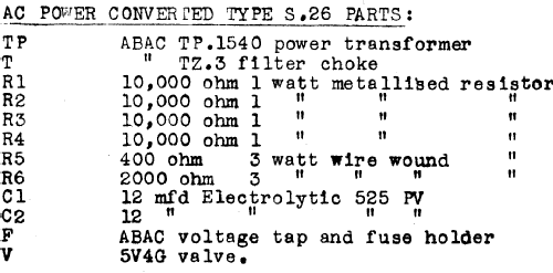 Power Supply S26 E53; Trimax Transformers (ID = 2011193) Strom-V